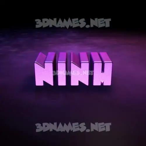 ninh in Big Purple style - 3D name wallpaper ninh in Big Purple style - 3D name wallpaper