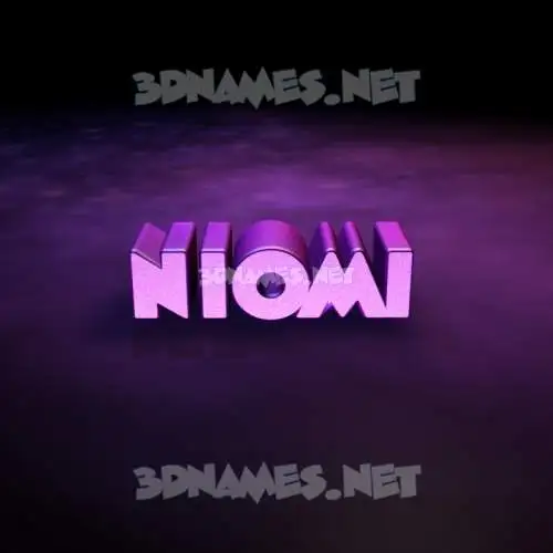 niomi in Big Purple style - 3D name wallpaper niomi in Big Purple style - 3D name wallpaper
