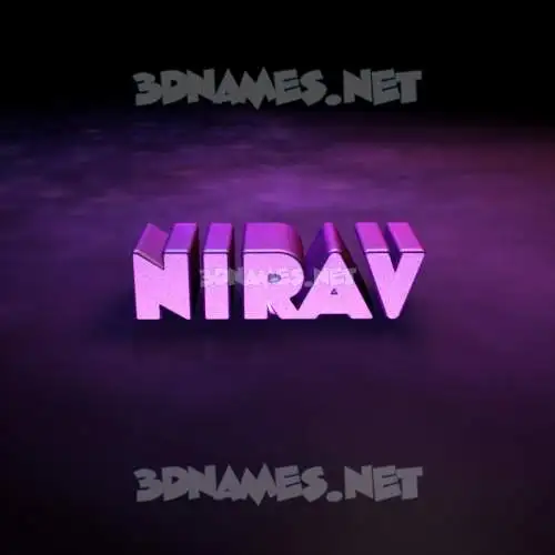 nirav in Big Purple style - 3D name wallpaper nirav in Big Purple style - 3D name wallpaper
