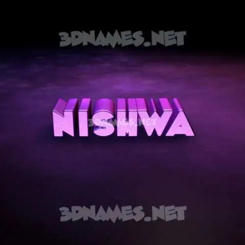 nishwa in Big Purple style - 3D name wallpaper nishwa in Big Purple style - 3D name wallpaper