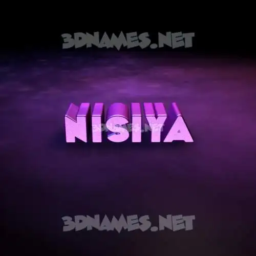 nisiya in Big Purple style - 3D name wallpaper nisiya in Big Purple style - 3D name wallpaper
