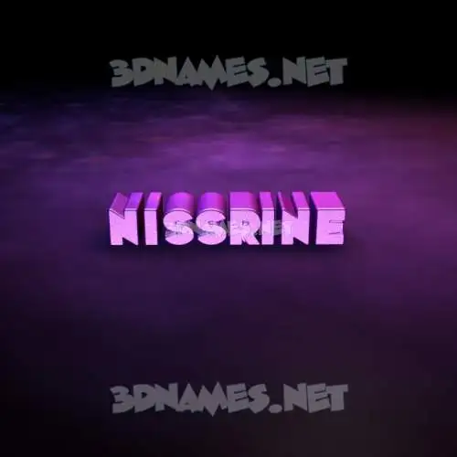 nissrine in Big Purple style - 3D name wallpaper nissrine in Big Purple style - 3D name wallpaper