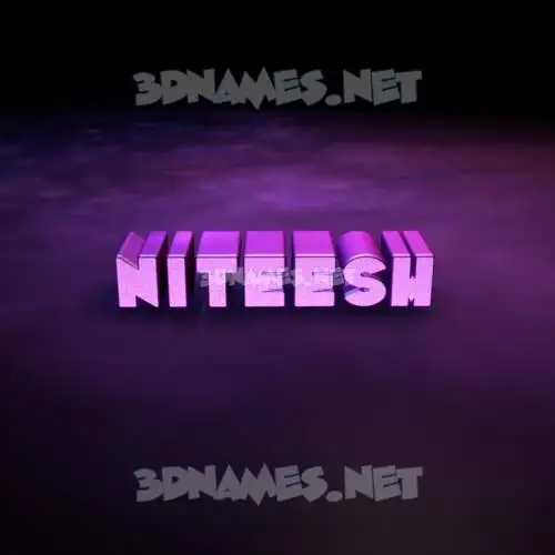 niteesh in Big Purple style - 3D name wallpaper niteesh in Big Purple style - 3D name wallpaper