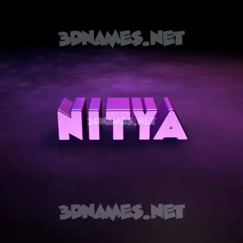 nitya in Big Purple style - 3D name wallpaper nitya in Big Purple style - 3D name wallpaper