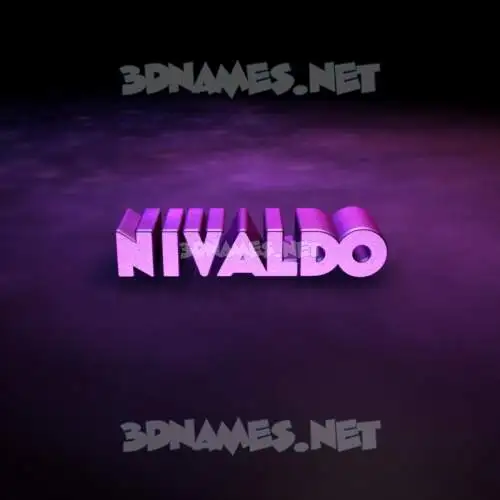 nivaldo in Big Purple style - 3D name wallpaper nivaldo in Big Purple style - 3D name wallpaper