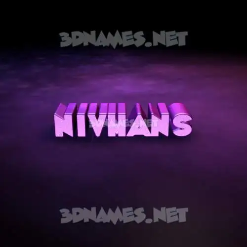 nivhans in Big Purple style - 3D name wallpaper nivhans in Big Purple style - 3D name wallpaper