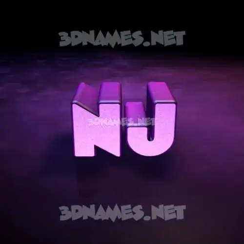 nj in Big Purple style - 3D name wallpaper nj in Big Purple style - 3D name wallpaper