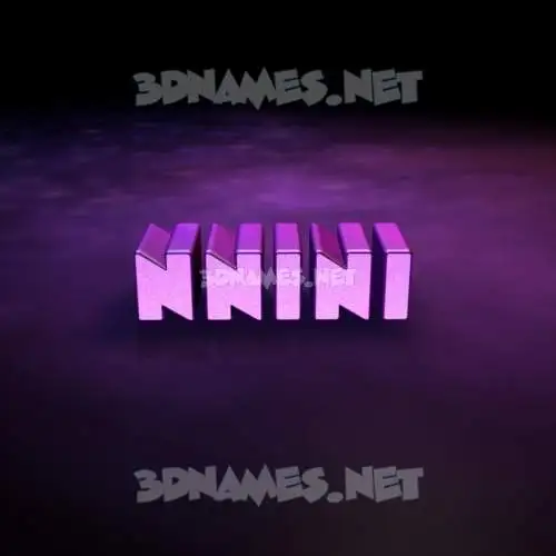 nnini in Big Purple style - 3D name wallpaper nnini in Big Purple style - 3D name wallpaper