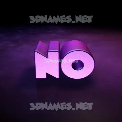 no in Big Purple style - 3D name wallpaper no in Big Purple style - 3D name wallpaper
