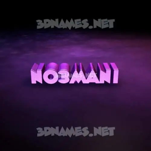 no3mani in Big Purple style - 3D name wallpaper no3mani in Big Purple style - 3D name wallpaper