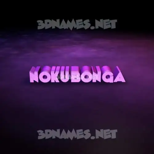 nokubonga in Big Purple style - 3D name wallpaper nokubonga in Big Purple style - 3D name wallpaper
