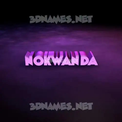 nokwanda in Big Purple style - 3D name wallpaper nokwanda in Big Purple style - 3D name wallpaper