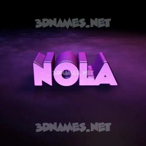 nola in Big Purple style - 3D name wallpaper nola in Big Purple style - 3D name wallpaper