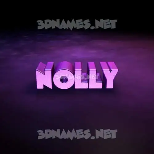 nolly in Big Purple style - 3D name wallpaper nolly in Big Purple style - 3D name wallpaper