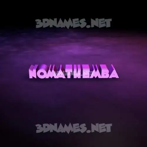 nomathemba in Big Purple style - 3D name wallpaper nomathemba in Big Purple style - 3D name wallpaper