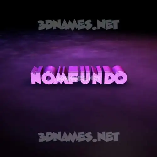 nomfundo in Big Purple style - 3D name wallpaper nomfundo in Big Purple style - 3D name wallpaper