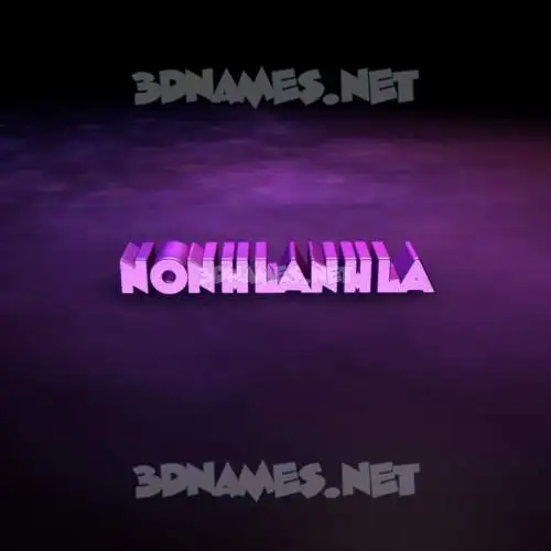nonhlanhla in Big Purple style - 3D name wallpaper nonhlanhla in Big Purple style - 3D name wallpaper