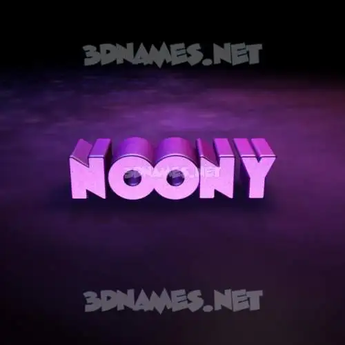noony in Big Purple style - 3D name wallpaper noony in Big Purple style - 3D name wallpaper