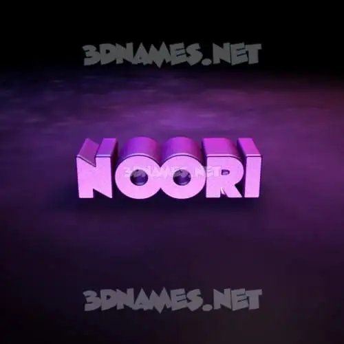 noori in Big Purple style - 3D name wallpaper noori in Big Purple style - 3D name wallpaper