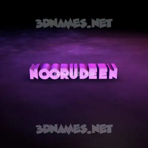 noorudeen in Big Purple style - 3D name wallpaper noorudeen in Big Purple style - 3D name wallpaper