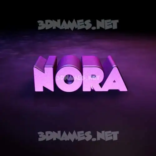 nora in Big Purple style - 3D name wallpaper nora in Big Purple style - 3D name wallpaper