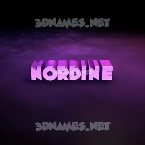 nordine in Big Purple style - 3D name wallpaper nordine in Big Purple style - 3D name wallpaper