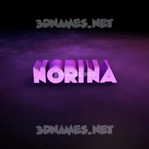 norina in Big Purple style - 3D name wallpaper norina in Big Purple style - 3D name wallpaper