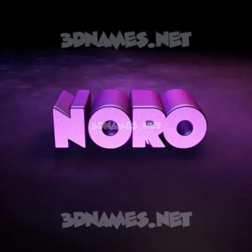 noro in Big Purple style - 3D name wallpaper noro in Big Purple style - 3D name wallpaper