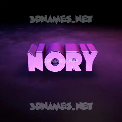 nory in Big Purple style - 3D name wallpaper nory in Big Purple style - 3D name wallpaper