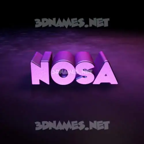 nosa in Big Purple style - 3D name wallpaper nosa in Big Purple style - 3D name wallpaper