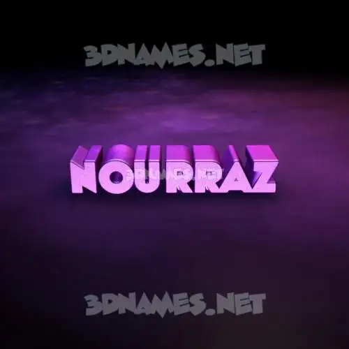 nourraz in Big Purple style - 3D name wallpaper nourraz in Big Purple style - 3D name wallpaper