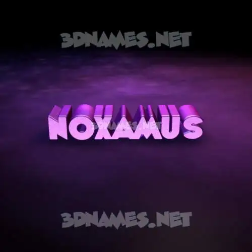 noxamus in Big Purple style - 3D name wallpaper noxamus in Big Purple style - 3D name wallpaper