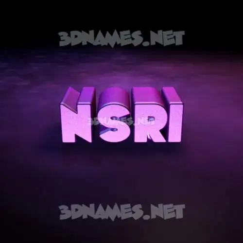 nsri in Big Purple style - 3D name wallpaper nsri in Big Purple style - 3D name wallpaper
