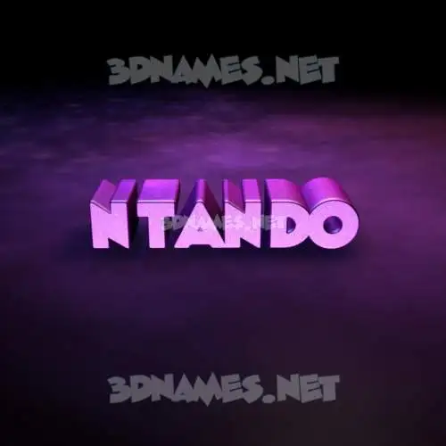 ntando in Big Purple style - 3D name wallpaper ntando in Big Purple style - 3D name wallpaper