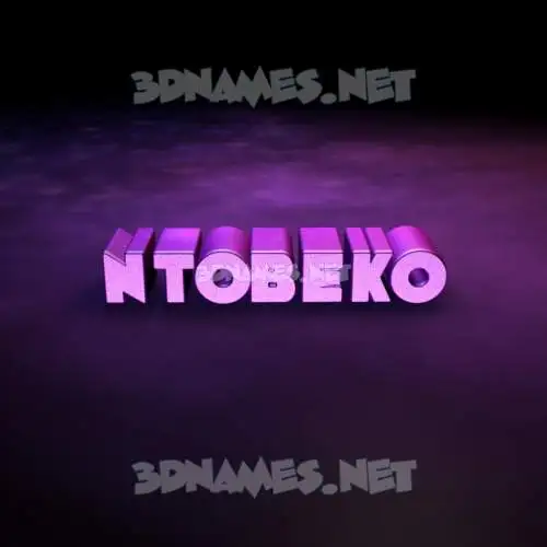 ntobeko in Big Purple style - 3D name wallpaper ntobeko in Big Purple style - 3D name wallpaper
