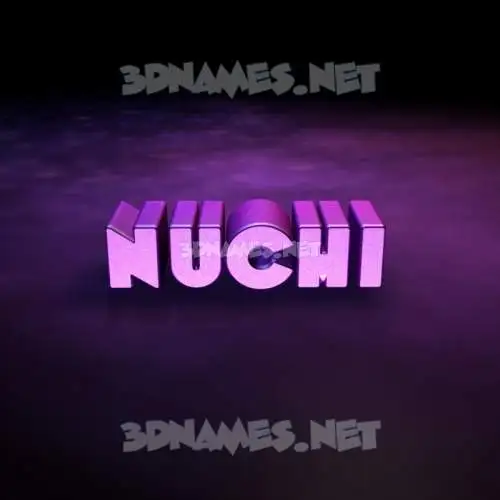 nuchi in Big Purple style - 3D name wallpaper nuchi in Big Purple style - 3D name wallpaper
