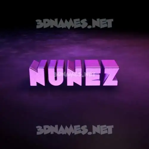 nunez in Big Purple style - 3D name wallpaper nunez in Big Purple style - 3D name wallpaper