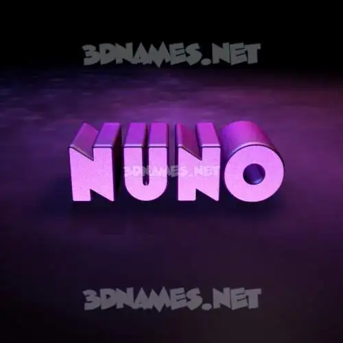 nuno in Big Purple style - 3D name wallpaper nuno in Big Purple style - 3D name wallpaper