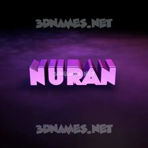 nuran in Big Purple style - 3D name wallpaper nuran in Big Purple style - 3D name wallpaper