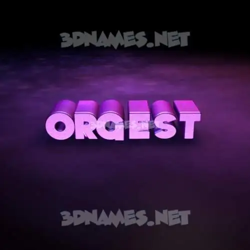 orgest in Big Purple style - 3D name wallpaper orgest in Big Purple style - 3D name wallpaper