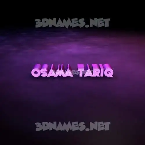 osama tariq in Big Purple style - 3D name wallpaper osama tariq in Big Purple style - 3D name wallpaper