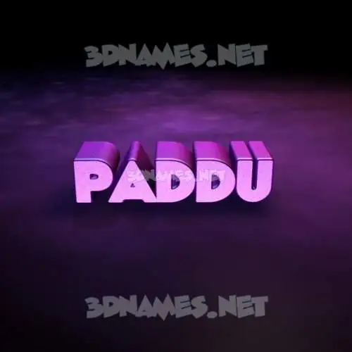 paddu in Big Purple style - 3D name wallpaper paddu in Big Purple style - 3D name wallpaper