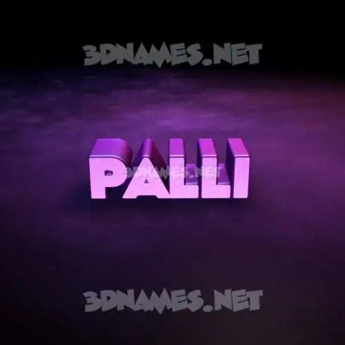 palli in Big Purple style - 3D name wallpaper palli in Big Purple style - 3D name wallpaper