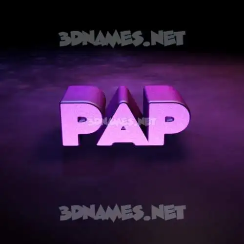 pap in Big Purple style - 3D name wallpaper pap in Big Purple style - 3D name wallpaper