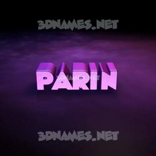 parin in Big Purple style - 3D name wallpaper parin in Big Purple style - 3D name wallpaper