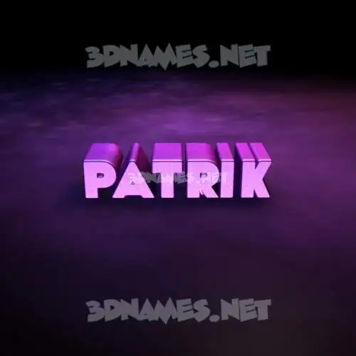 patrik in Big Purple style - 3D name wallpaper patrik in Big Purple style - 3D name wallpaper