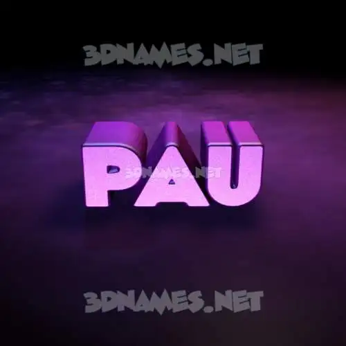 pau in Big Purple style - 3D name wallpaper pau in Big Purple style - 3D name wallpaper
