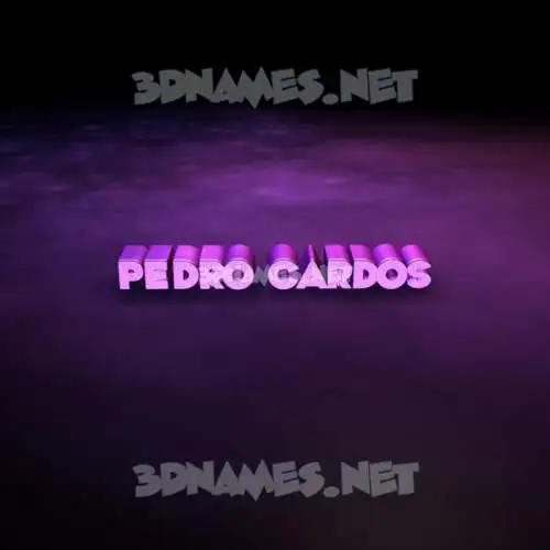 pedro cardos in Big Purple style - 3D name wallpaper pedro cardos in Big Purple style - 3D name wallpaper