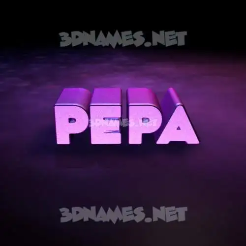 pepa in Big Purple style - 3D name wallpaper pepa in Big Purple style - 3D name wallpaper