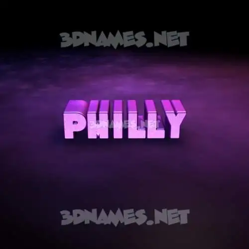 philly in Big Purple style - 3D name wallpaper philly in Big Purple style - 3D name wallpaper